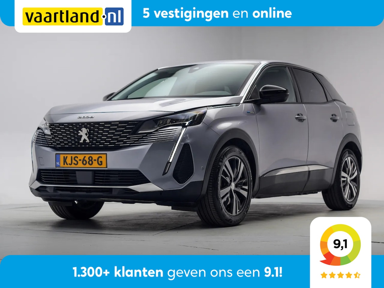 Peugeot 3008 - 1.6 Plug-in Hybrid 225 Allure Aut. [ Navi Apple / Android Camera PDC ] - AutoWereld.nl