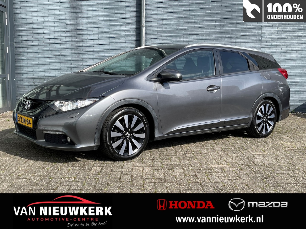 Honda Civic - 1.8 142pk Automaat Executive | Trekhaak | Leer | Blindspot | Dealeronderhouden | Climateco - AutoWereld.nl