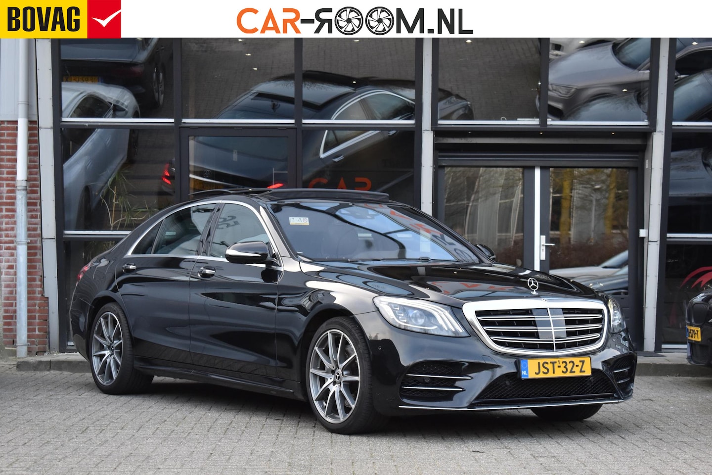 Mercedes-Benz S-klasse - 450 4Matic Lang Premium Plus Amg Pano Lane Burmester Stoelkoeling - AutoWereld.nl