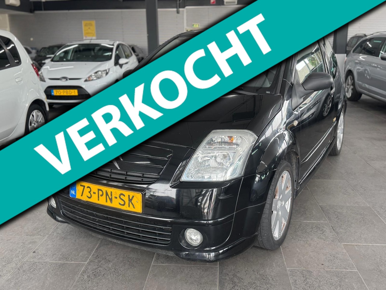 Citroën C2 - 1.4i VTR clima cruise controle lm-velgen elektrische pakket goede onderhouden - AutoWereld.nl