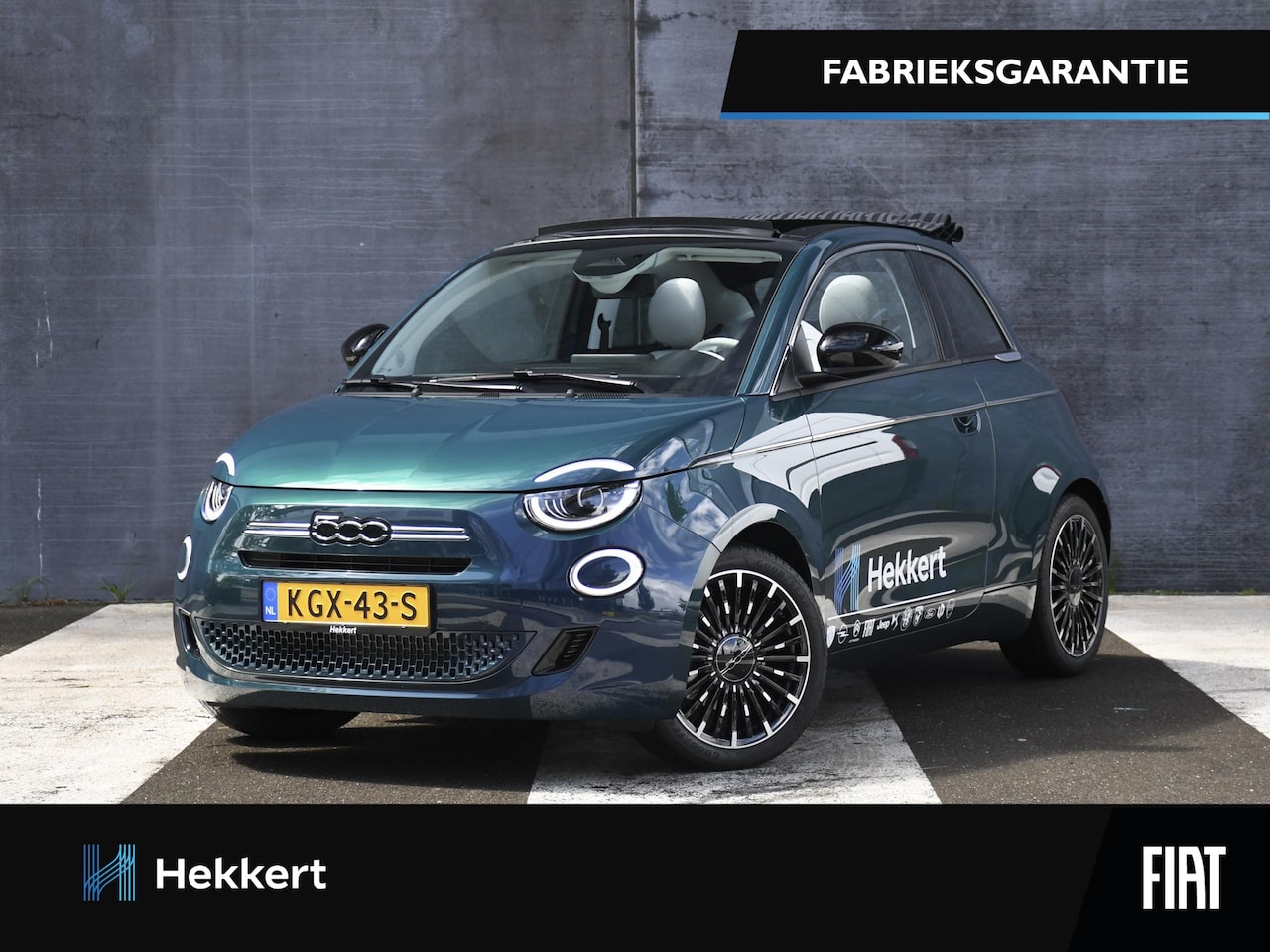 Fiat 500 C - La Prima 1.0 Hybrid 65pk PANO | CRUISE.C | 17''LM | PDC ACHTER + CAMERA | KEYLESS | NAVI - AutoWereld.nl