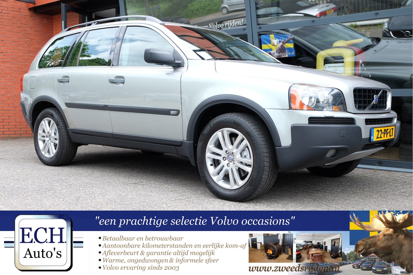 Volvo XC90 - 2.5T 210 pk Aut. Leer, 7 zits, Trekhaak - AutoWereld.nl