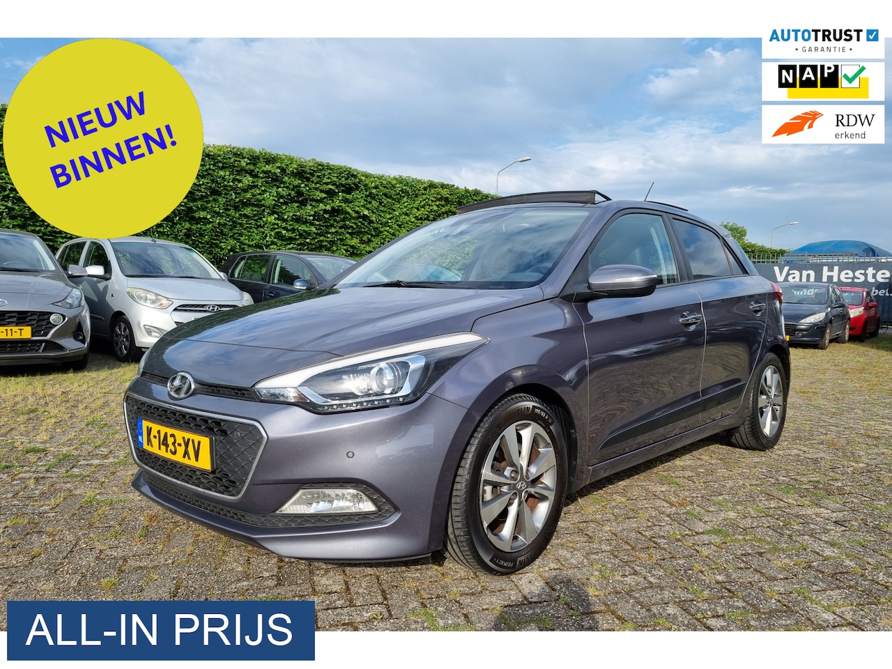 Hyundai i20 - 1.4i Premium automaat ✅BOM VOL OPTIES! - AutoWereld.nl