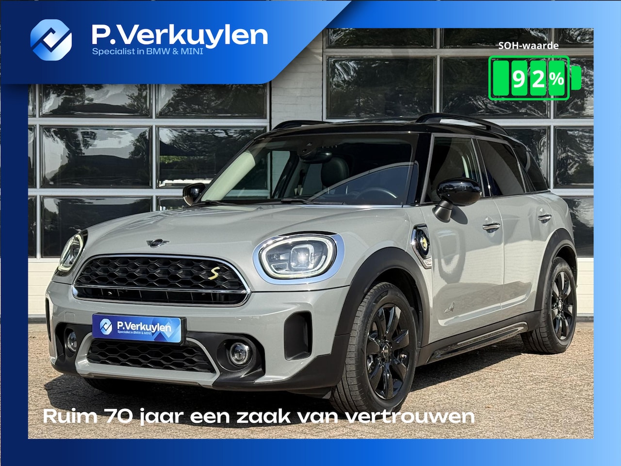 MINI Countryman - 1.5 Cooper S E ALL4 CLASSIC | PANORAMA | KEYLESS | CAMERA | ADAPT. CRUISE | SPORTSTOELEN | - AutoWereld.nl