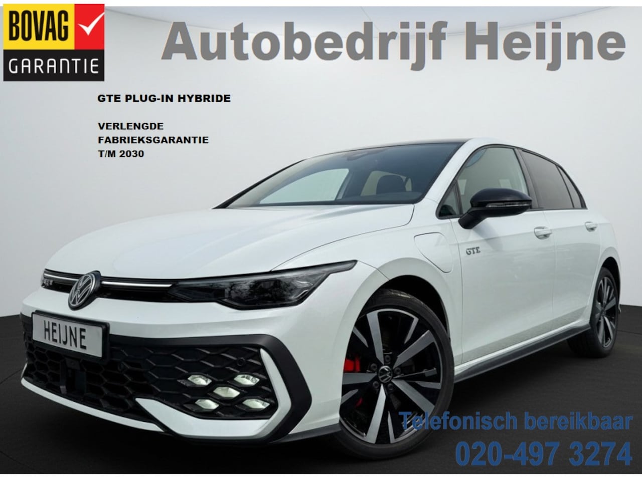 Volkswagen Golf - GTE 1.5 eHybrid 272 PK HYBRID GTE-SPORT LEDER/LED-MATRIX/HEAD-UP!/18-INCH/TREKHAAK - AutoWereld.nl