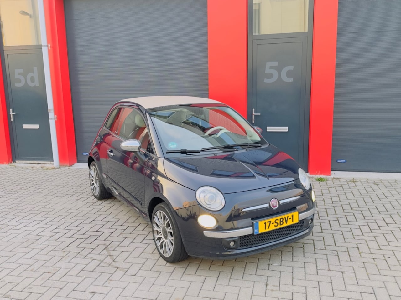 Fiat 500 C - 0.9 TwinAir Lounge Cabrio , Leder , Airco