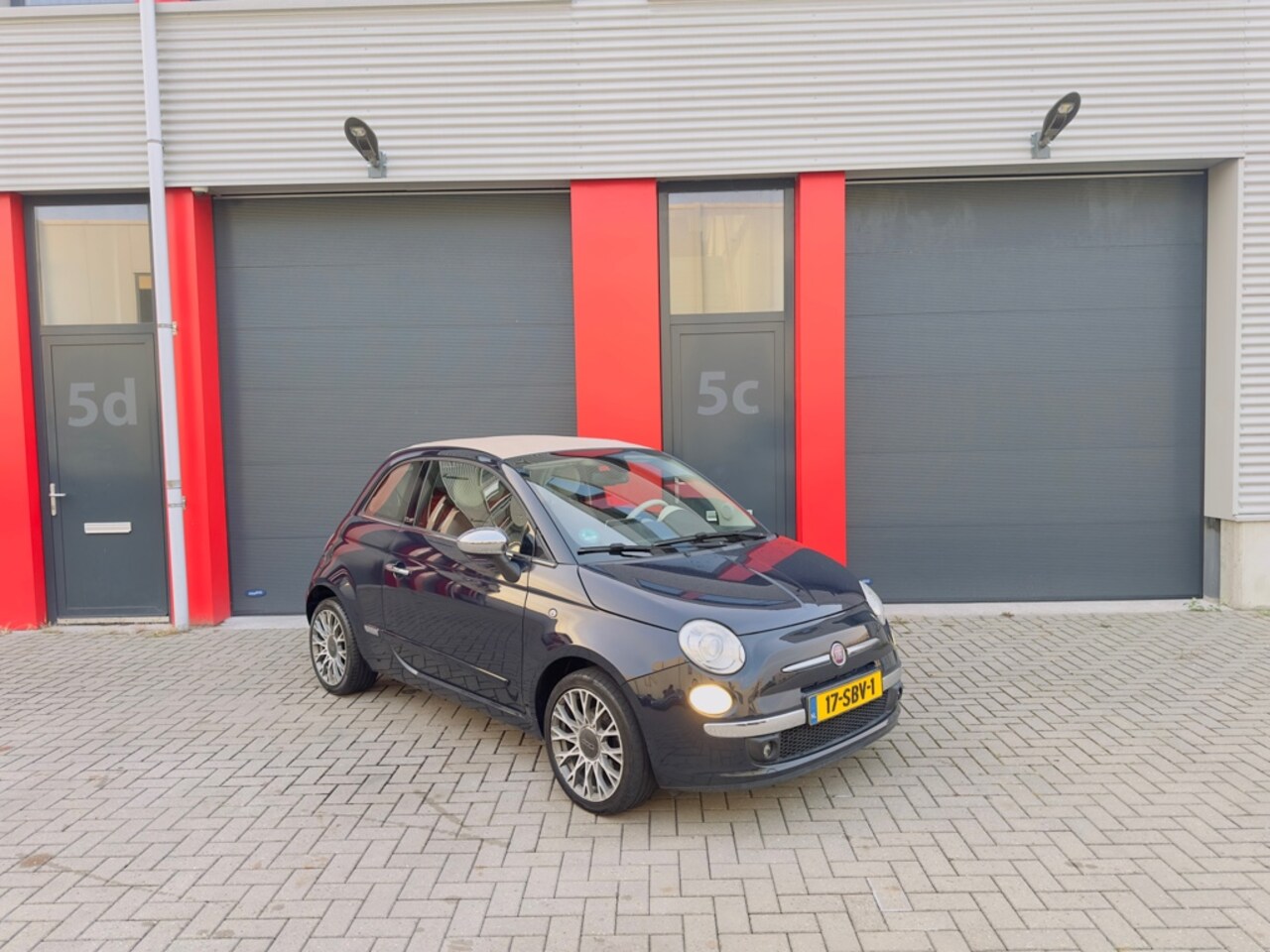 Fiat 500 C - 0.9 TwinAir Lounge Cabrio , Leder , Airco