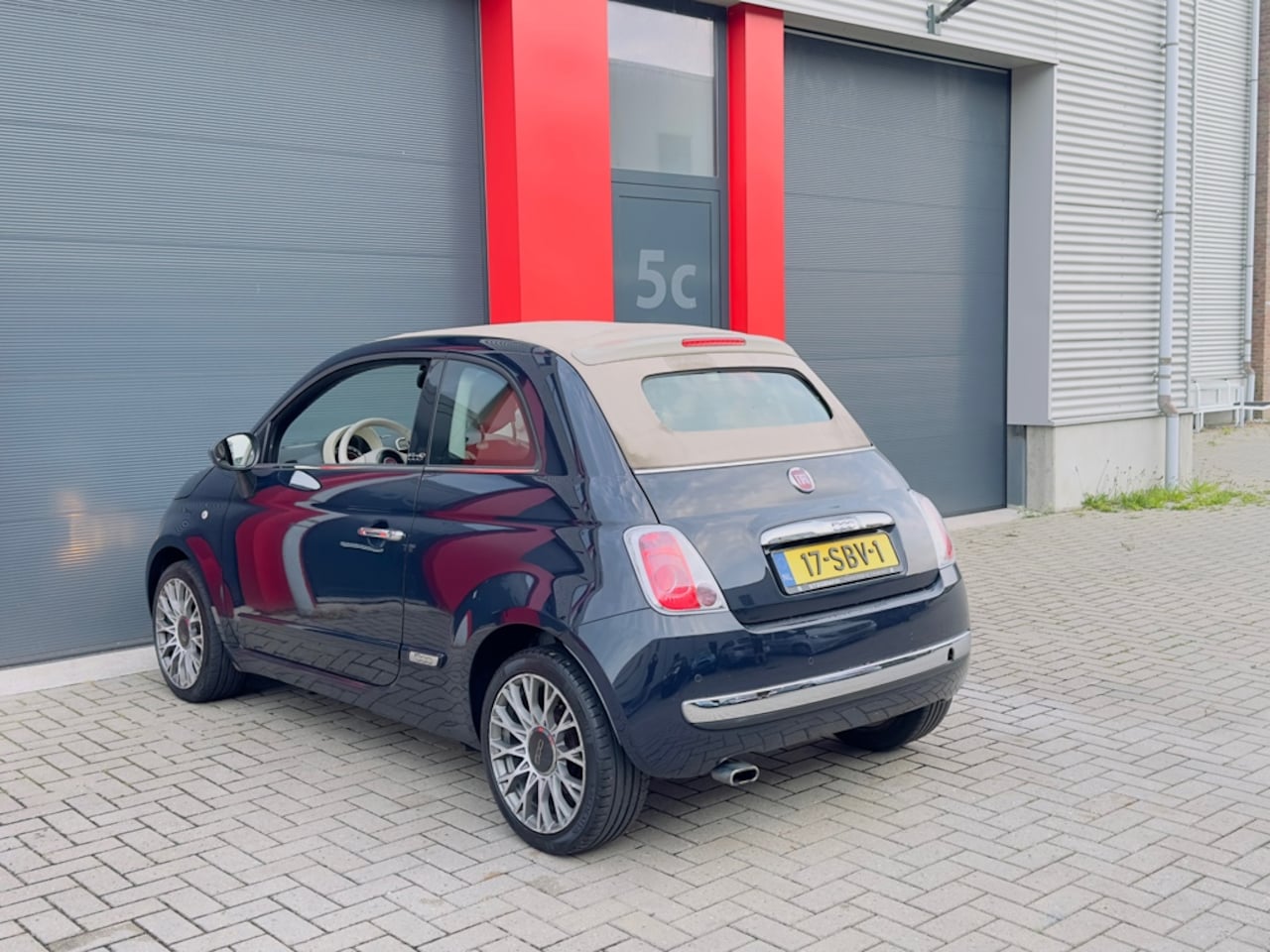 Fiat 500 C - 0.9 TwinAir Lounge Cabrio , Leder , Airco