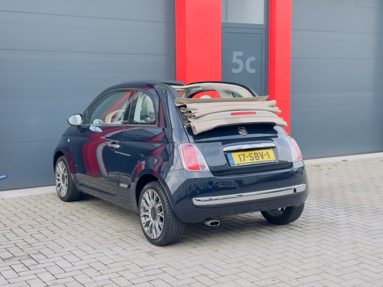 Fiat 500 C - 0.9 TwinAir Lounge Cabrio , Leder , Airco