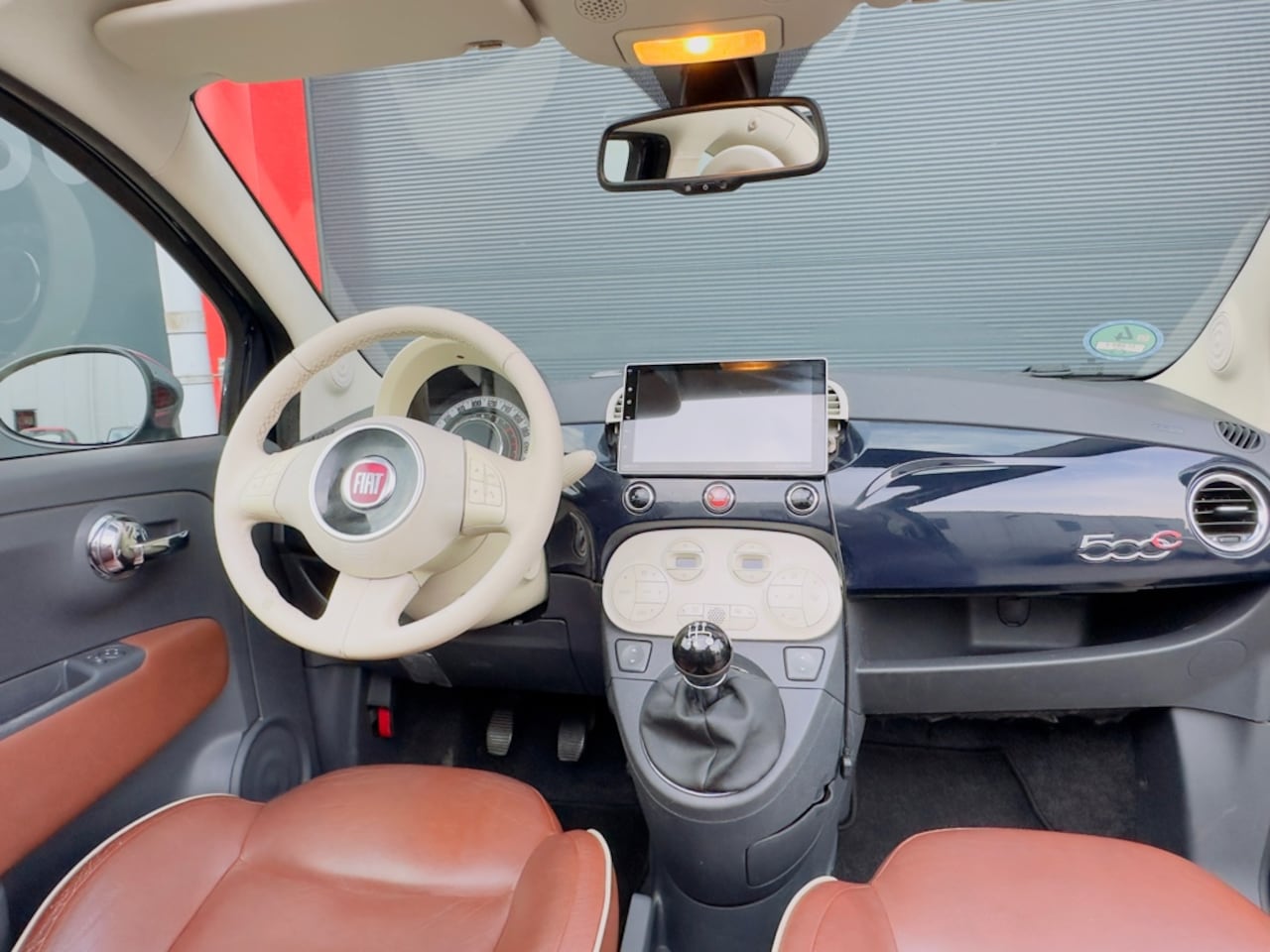 Fiat 500 C - 0.9 TwinAir Lounge Cabrio , Leder , Airco