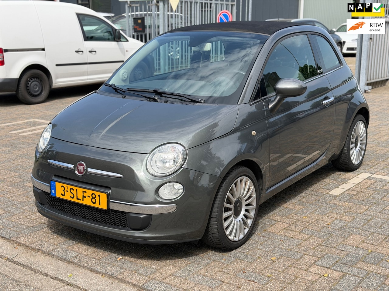 Fiat 500 C - 0.9 TwinAir Lounge | Parkeersens. | Airco | Cabrio | Elektr ramen | Nieuwe APK - AutoWereld.nl