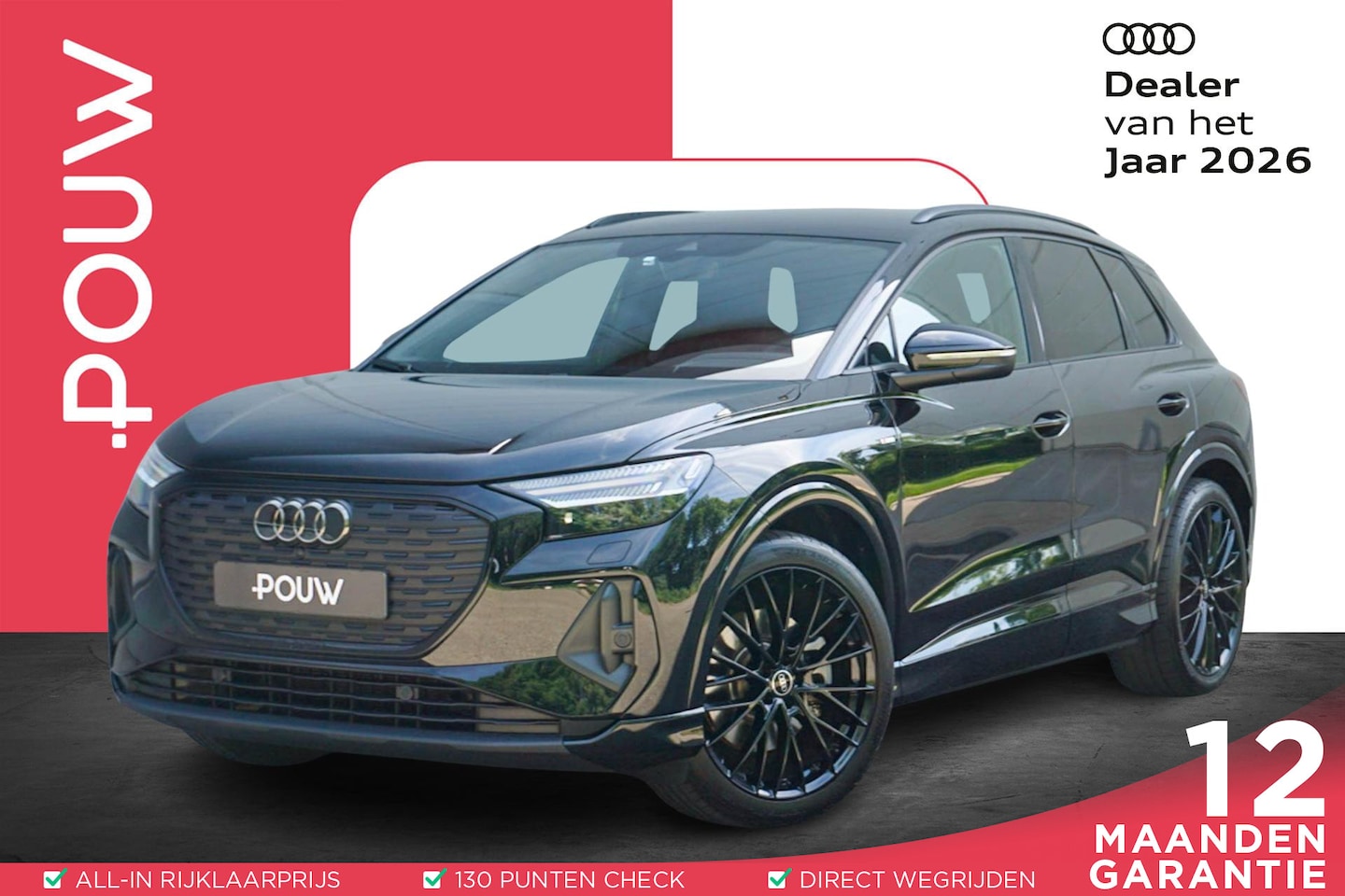 Audi Q4 e-tron - 45 286pk S Edition 82 kWh | 21 inch LMV | SoH 96% | Trekhaak | Optiek Zwart | Stoelverwarm - AutoWereld.nl