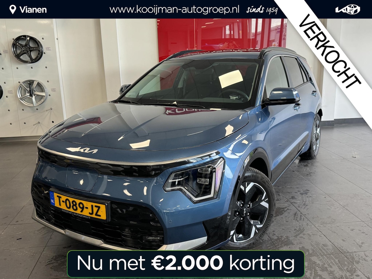 Kia Niro EV - DynamicPlusLine 64.8 kWh | Schuif-/kanteldak | Apple Carplay/Android Auto | Dodehoek detec - AutoWereld.nl