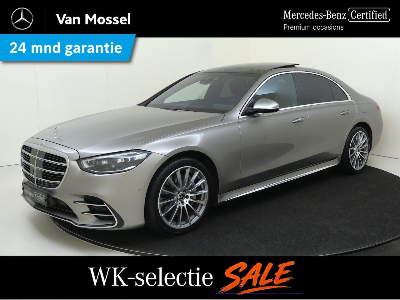 Mercedes-Benz S-klasse - 580 e AMG Line / 360Graden-Camera / Memory-Stoelen / Panaroma-dak / Stoelventilatie / - AutoWereld.nl
