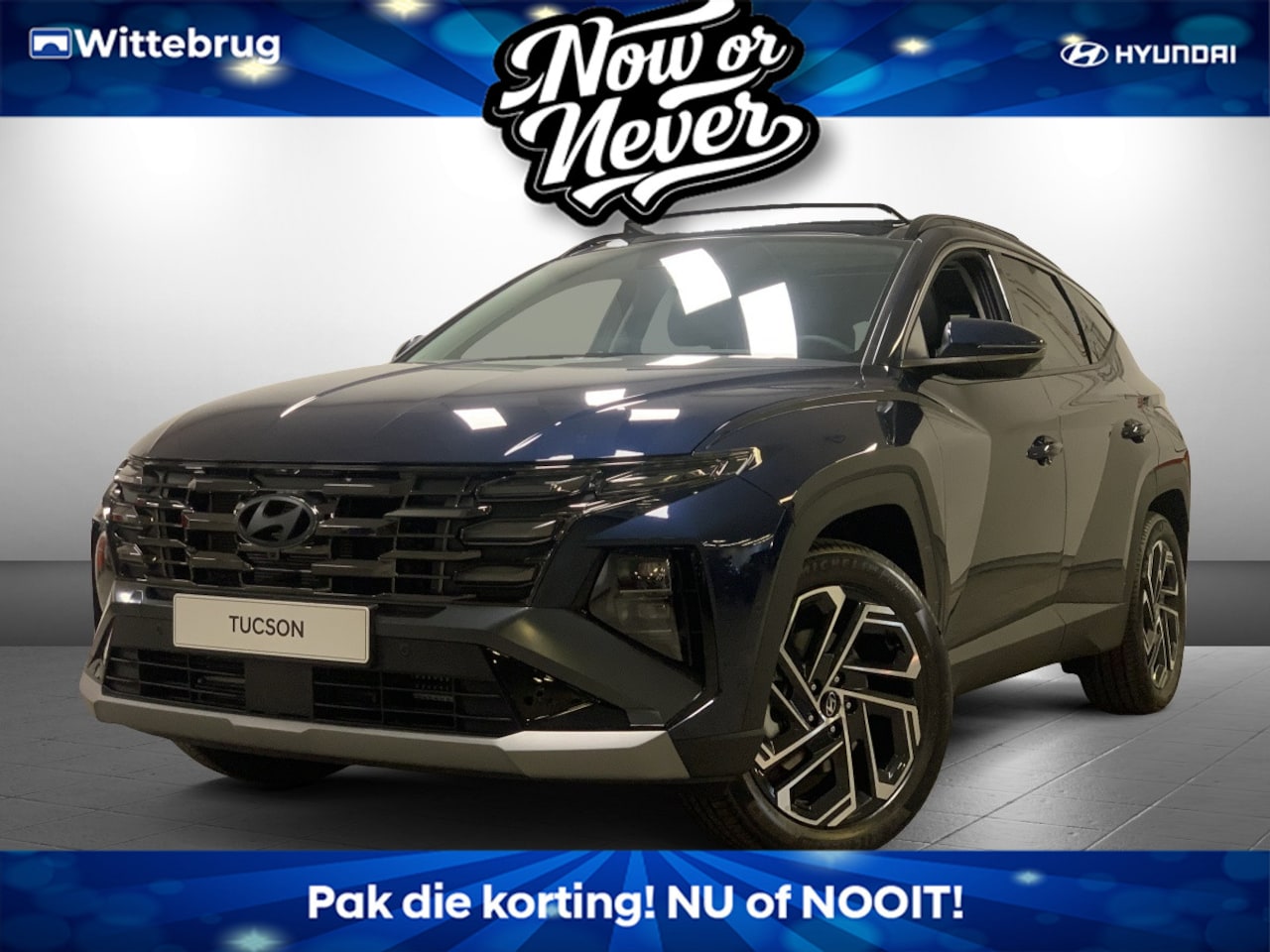 Hyundai Tucson - 1.6 T-GDI PHEV Premium Sky Plug-In Hybride met Panorama Schuifdak, Lederen bekleding, Navi - AutoWereld.nl