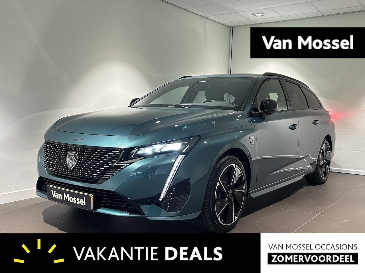 Peugeot e-308 SW - GT Avantage EV 54 kWh | STOEL EN STUUR VERWARMING | ELEKTRISCHE KOFFERKLEP | ALCANTARA | C - AutoWereld.nl