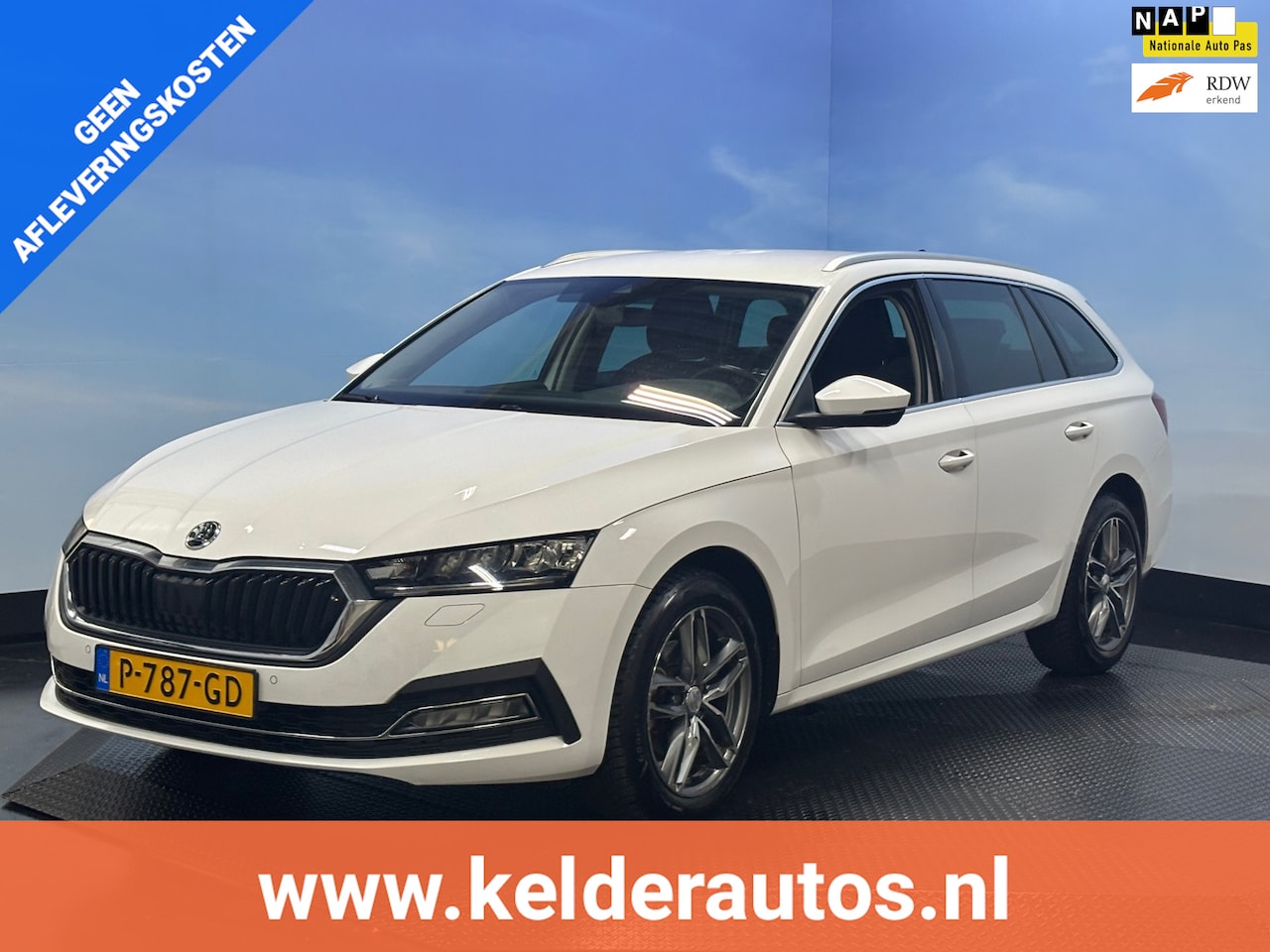 Skoda Octavia Combi - 1.0 e-TSI Business Edition Plus Automaat | Navi | Clima | Cruise | Camera - AutoWereld.nl