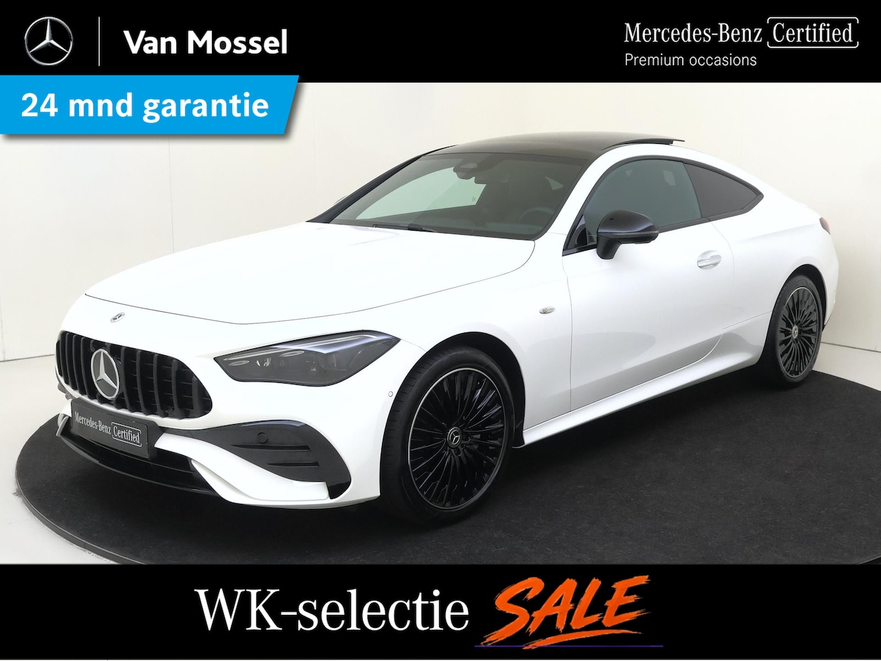Mercedes-Benz CLE Coupé - 300 e AMG Line / Panoramadak/ 19 inch/ Night/ Burmester/ Digital Light/ Winter Pack/ - AutoWereld.nl