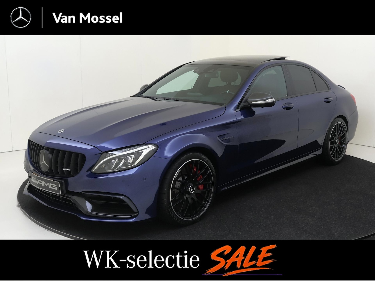 Mercedes-Benz C-klasse - AMG 63 S Panoramadak / Memory Seats / Head-Up / 360 Camera / Nappa Leder / Nightpakket / - AutoWereld.nl