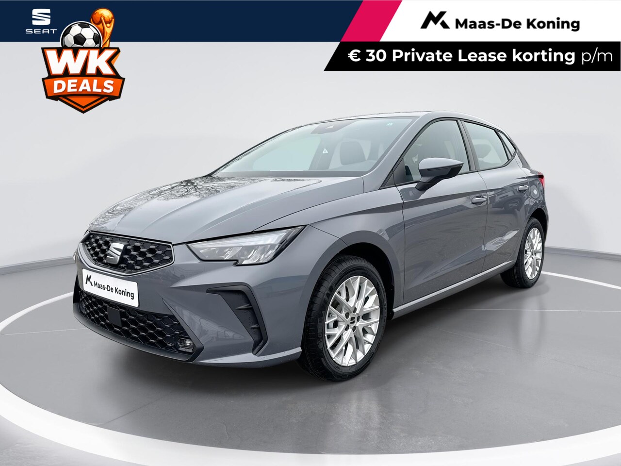 SEAT Ibiza - Style 1.0 EcoTSI 70 kW / 95 PK Hatchback 5 deurs 5 | Graphite Grey | 3000,- inruilpremie - AutoWereld.nl