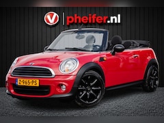MINI Cabrio - 1.6 One Pepper Half lederen int./ Cruise control/ Windscherm/ Lmv/ Climate control