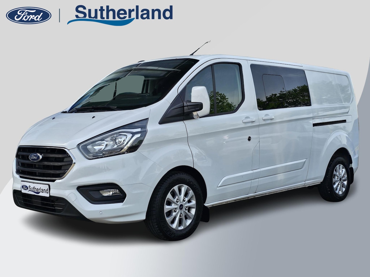 Ford Transit Custom - 320 2.0 TDCI L2H1 Limited DC | 170pk Automaat | Dubbele Cabine | Trekkhaak | Dubbele Schui - AutoWereld.nl