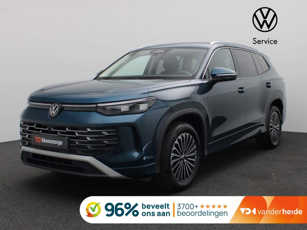 Volkswagen Tayron - 1.5 eHybrid Elegance 204PK DSG SOH 100%, Trekhaak, 360gr. Camera, Keyless, Navi, Side Assi - AutoWereld.nl
