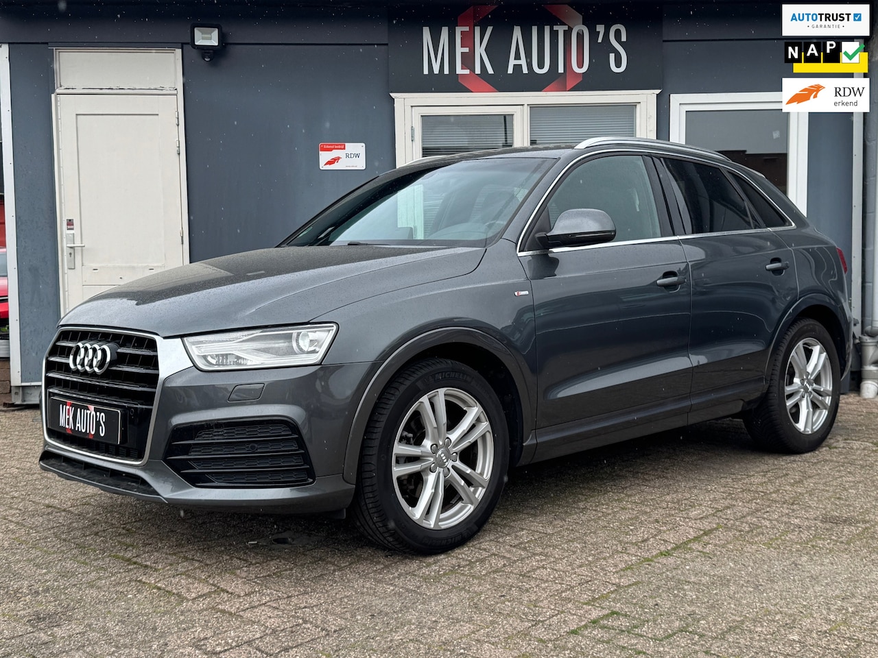 Audi Q3 - 1.4 TFSI 3x S-LINE/FACELIFT/LED/PANO/BOSE/HALF LEDER+S.VERWARMING/LMV/PDC/CRUISE/ECC/ - AutoWereld.nl