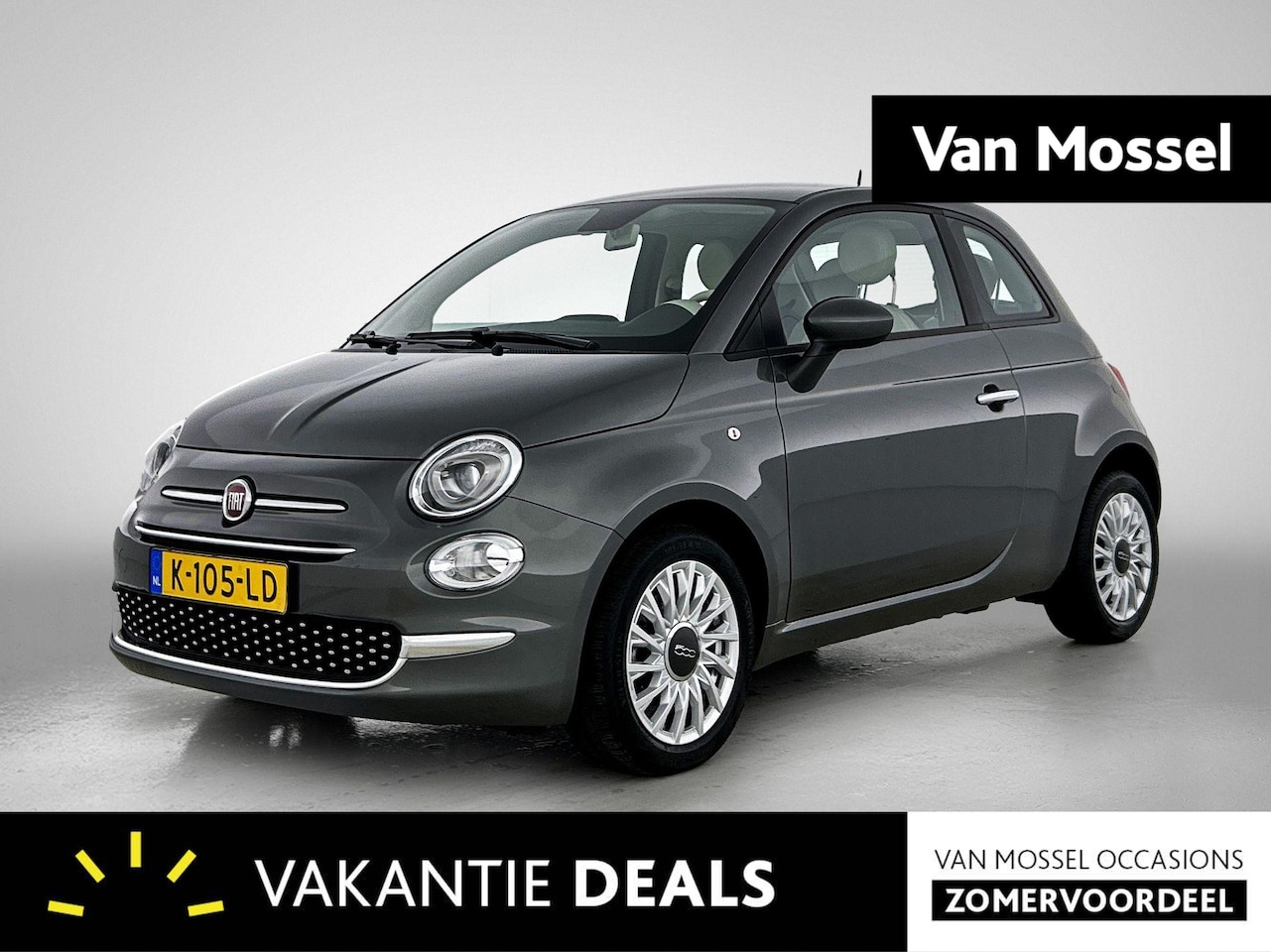 Fiat 500 - 1.0 Hybrid Lounge Airco | LMV | Bluetooth | PDC - AutoWereld.nl