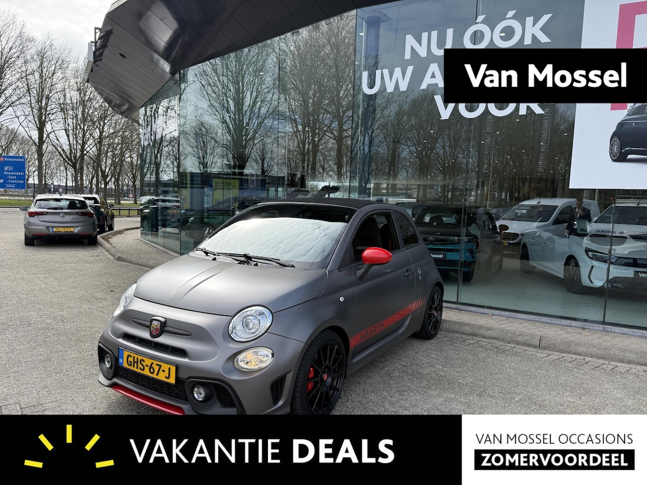Fiat 500 Abarth - 1.4 T-Jet Competizione 70th Anniversary | Automaat | Extra set velgen met band | Sabelt st - AutoWereld.nl