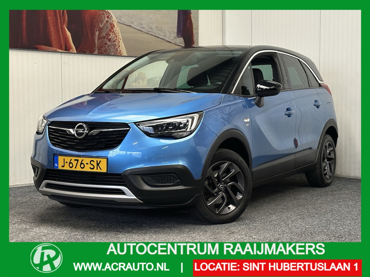 Opel Crossland X - 1.2 TURBO EDITION 2020 AUTOMAAT NAVIGATIE VIA APPLE CARPLAY/ANDROID CRUISE CONTROL AIRCO R - AutoWereld.nl