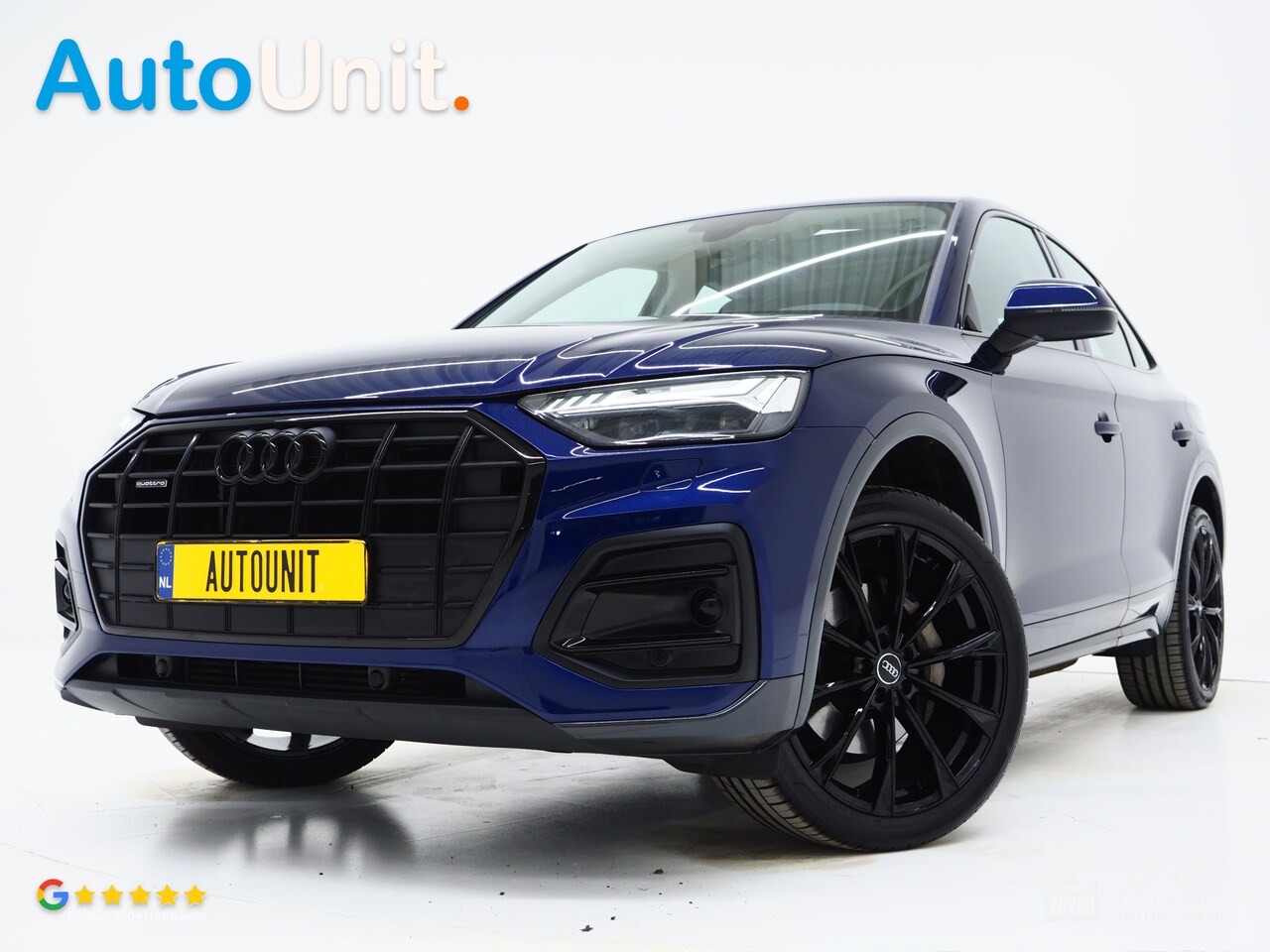 Audi Q5 Sportback - 50 TFSI e Full Black | Panoramadak | Trekhaak | Leder | Camera | Memory | Keyless | Adapti - AutoWereld.nl