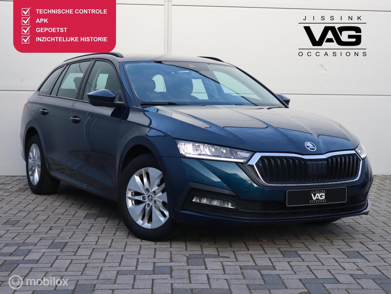 Skoda Octavia Combi - 1.0 TSI LED CarPlay PDC Navi Clima Cruise - AutoWereld.nl