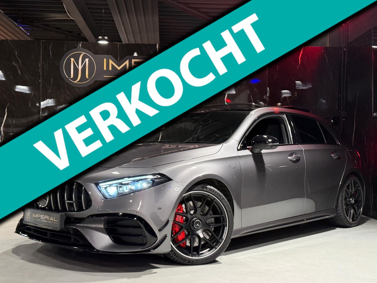 Mercedes-Benz A-klasse - AMG 45 S 4MATIC+ |HUD|Eventuri|AERO|BURMESTER|CAM| - AutoWereld.nl