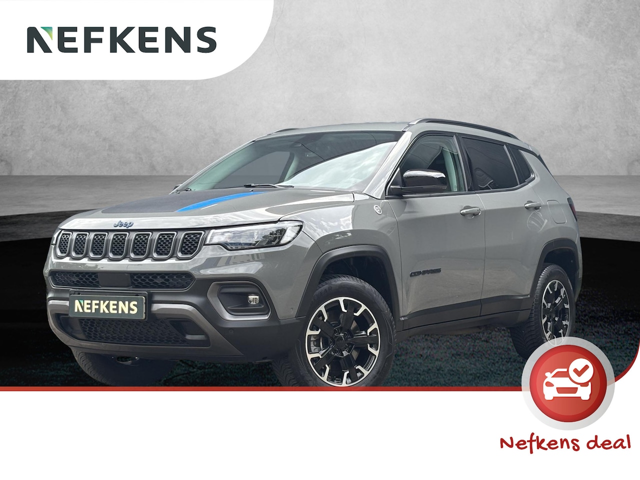 Jeep Compass - 4XE 240pk Trailhawk Automaat | Plug-in Hybrid | Navigatie | AppleCarPlay/Android | Achteru - AutoWereld.nl