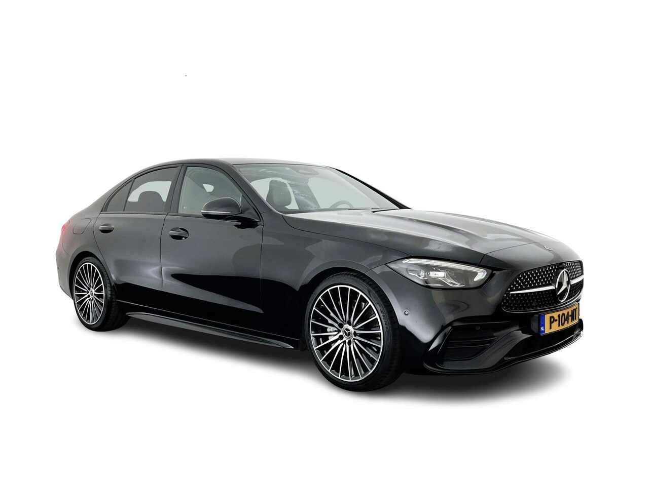 Mercedes-Benz C-klasse - 180 AMG Sportline (INCL-BTW) *LEATHER | FULL-LED | HEATED-SPORTSEATS | DIGI-COCKPIT | BLIN - AutoWereld.nl