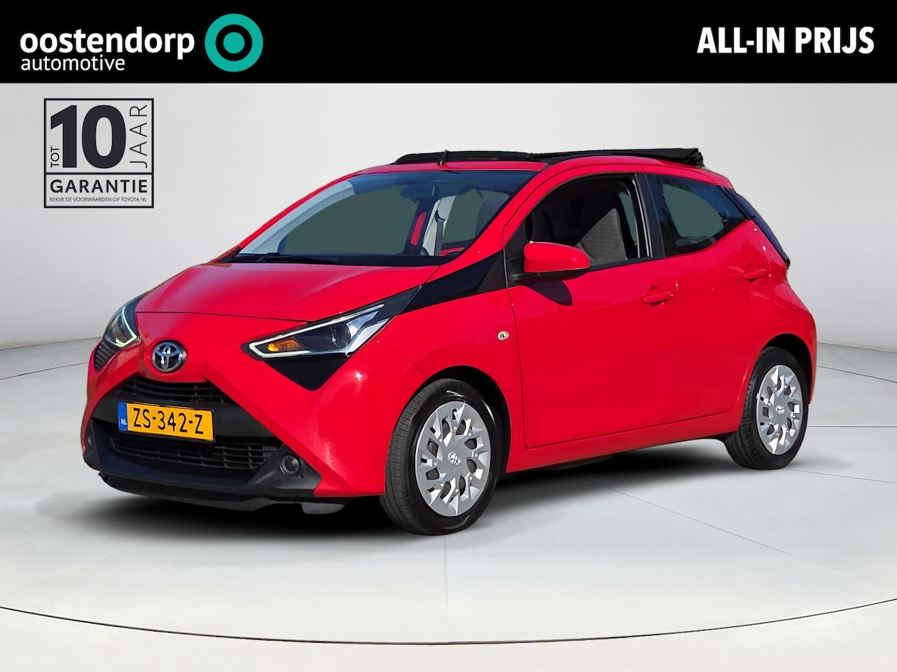 Toyota Aygo - 1.0 VVT-i x-play Cabrio | Airco | Parkeercamera | Rijklaar incl. garantie | - AutoWereld.nl