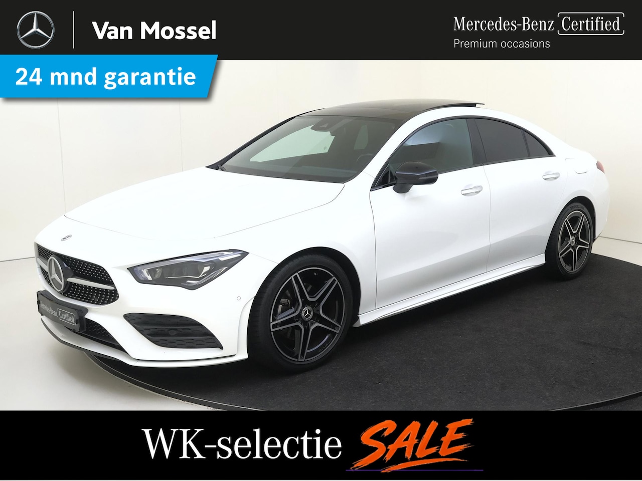 Mercedes-Benz CLA-Klasse - 180 Business Solution AMG / Panoramadak/ Night/ Sfeerverlichting/ Memory/ Multibeam - AutoWereld.nl