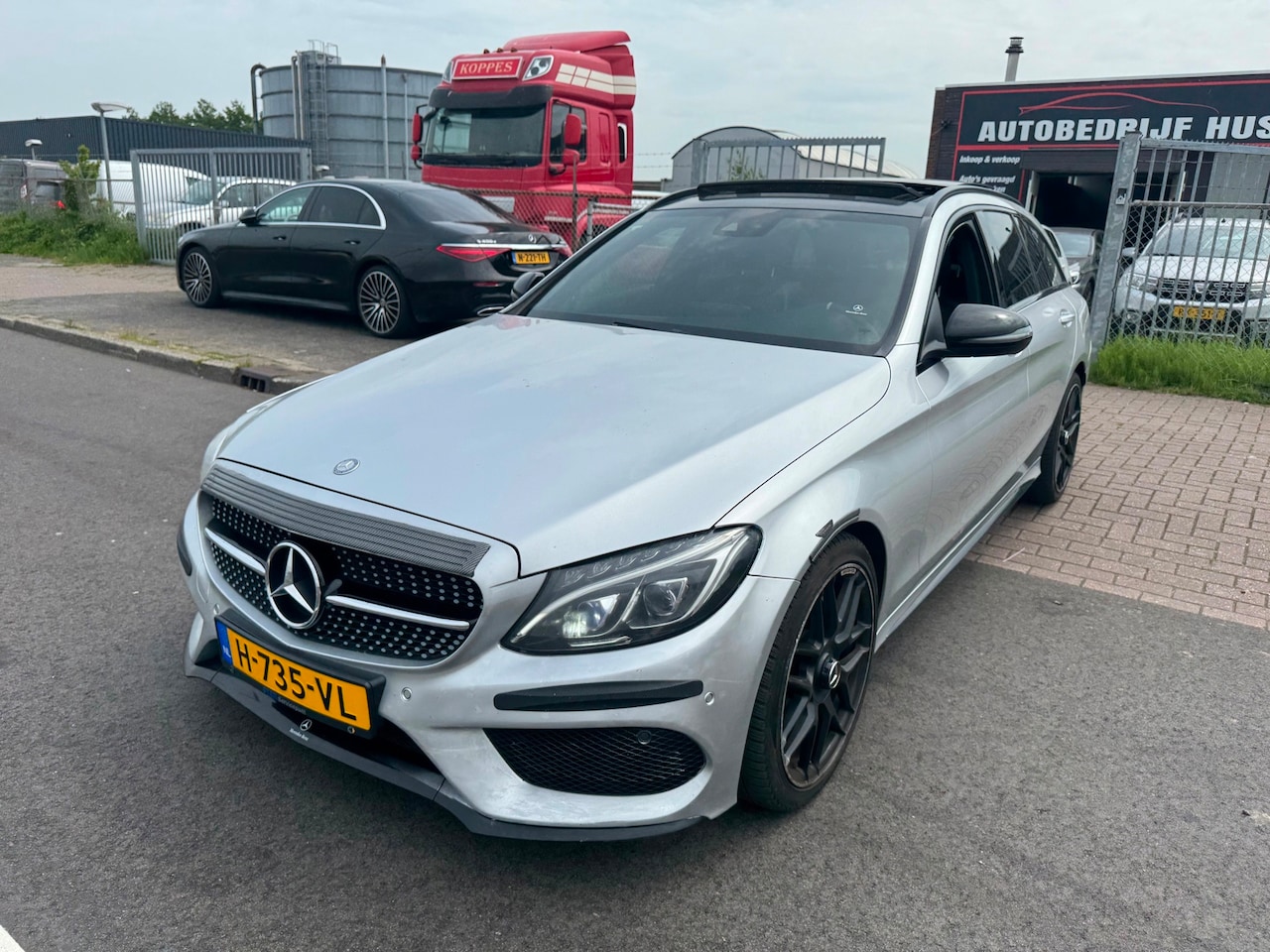 Mercedes-Benz C-klasse Estate - 220 CDI AMG-PAKKET AUTOMAAT PANO/NAVI/CLIMA - AutoWereld.nl