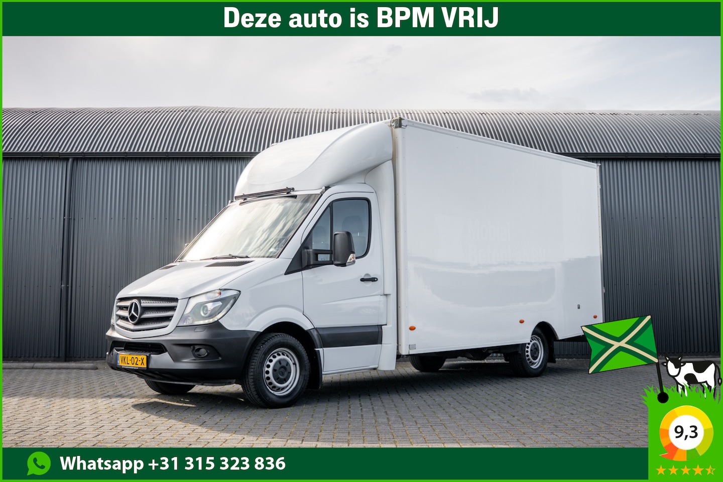 Mercedes-Benz Sprinter - 519 CDI 3.0 V6 | 190 PK | Euro 6 | Automaat | LED | Cruise | Airco | 3-Zits - AutoWereld.nl