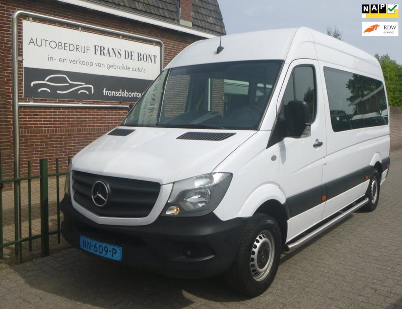 Mercedes-Benz Sprinter - 316 NGT 1.8 366 HD AIRCO AARDGAS NGT € 8750 ex btw 9 persoons aardgas - AutoWereld.nl