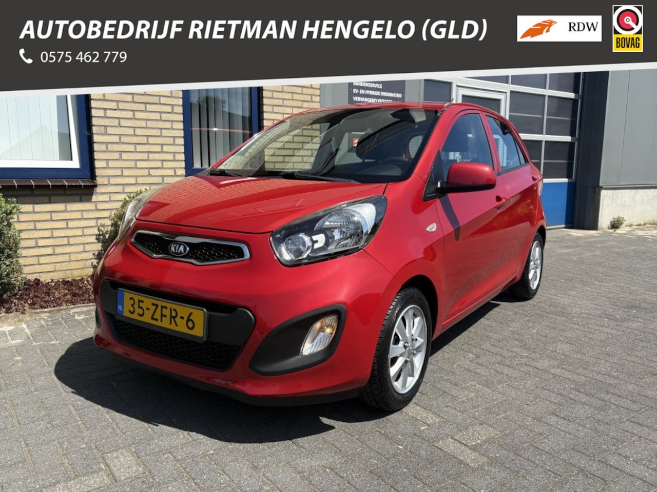 Kia Picanto - 1.2 CVVT ISG Comf.P. 12MND GARANTIE-AIRCO-NAP - AutoWereld.nl