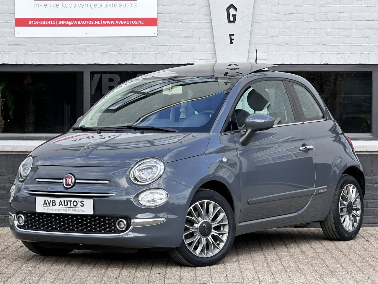 Fiat 500 - 1.2 Lounge Cruise Navi TFT Scherm Open Panorama Dak - AutoWereld.nl