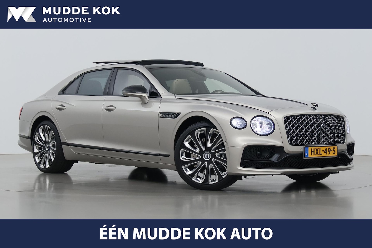 Bentley Flying Spur - 2.9 V6 Hybrid Mulliner | NAIM Audio | Rear Seat Entertaiment | Massage | Mulliner Blacklin - AutoWereld.nl