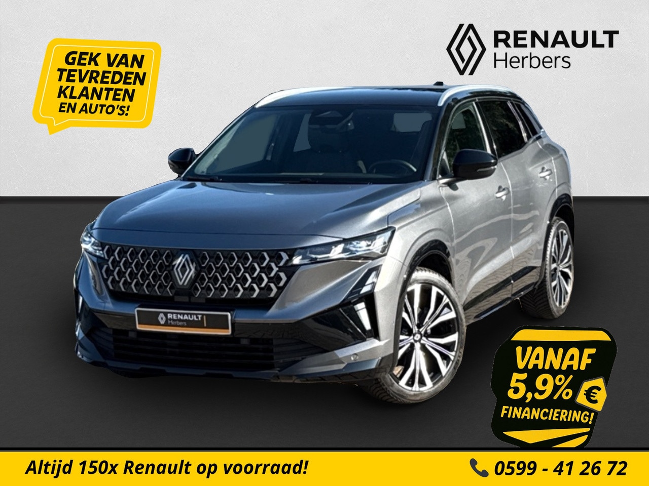 Renault Austral - 1.2 E-Tech full hybrid 200 techno NIEUW MODEL / 20 INCH / ALL SEASON - AutoWereld.nl