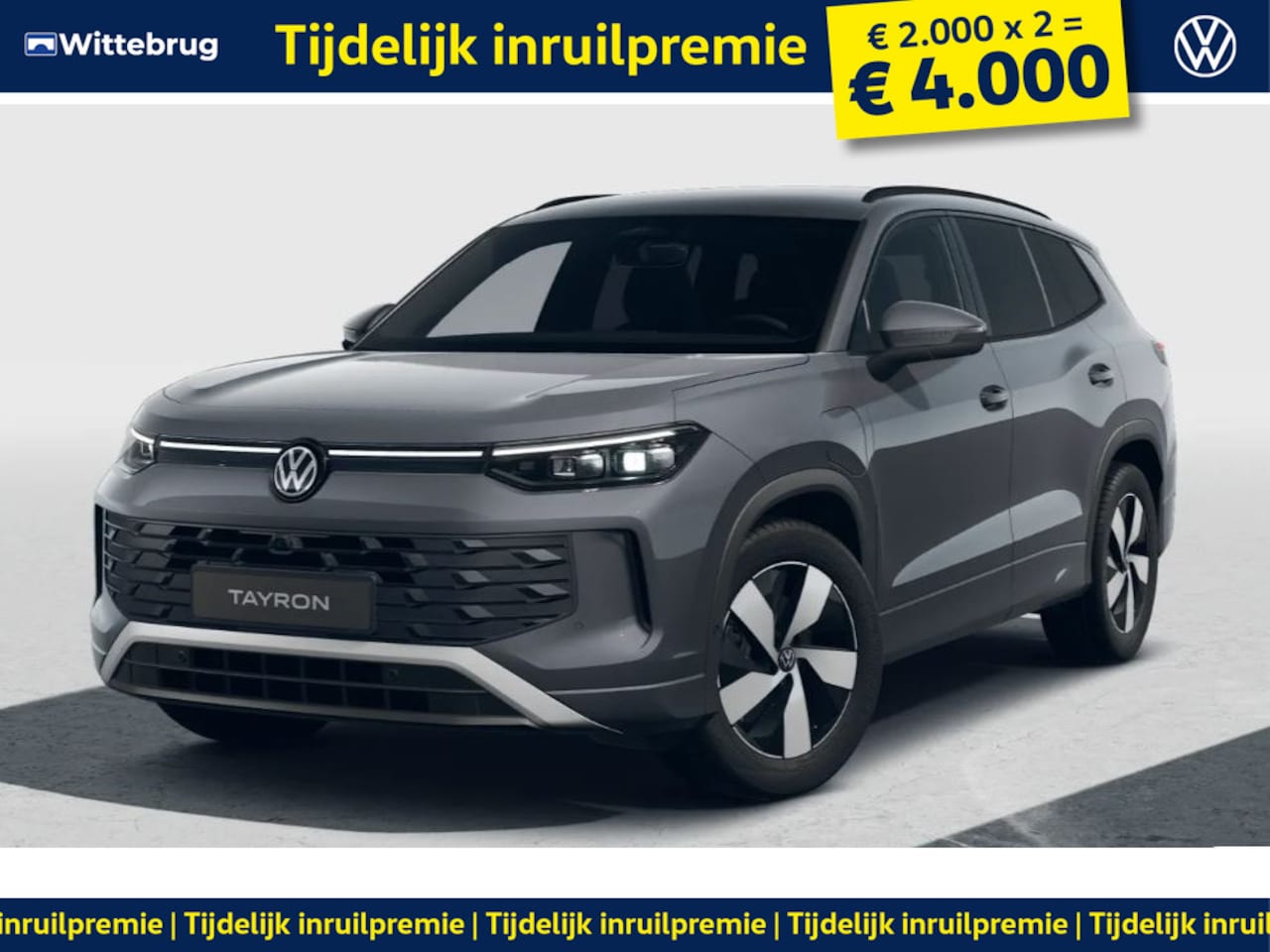 Volkswagen Tayron - 1.5 eHybrid Life Edition !!!Profiteer ook van € 4.000 inruilpremie!!! - AutoWereld.nl