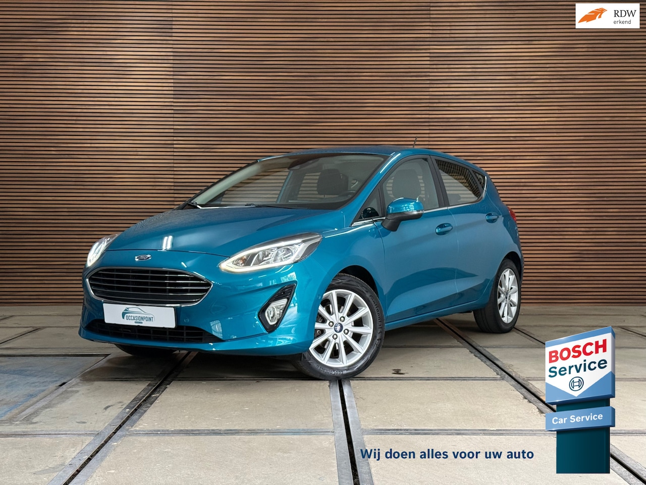 Ford Fiesta - 1.0 EcoBoost Titanium | Winterpakket | Camera | Park Assist | Cool&Sound | Ambient |LED| C - AutoWereld.nl