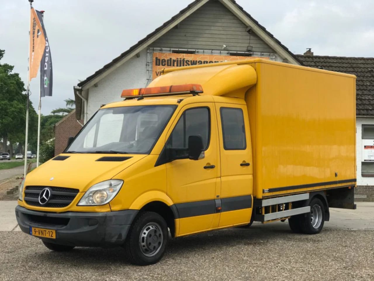 Mercedes-Benz Sprinter - 516 2.2 CDI Dubbel Cabine Bakwagen Koffer AC N1 - AutoWereld.nl