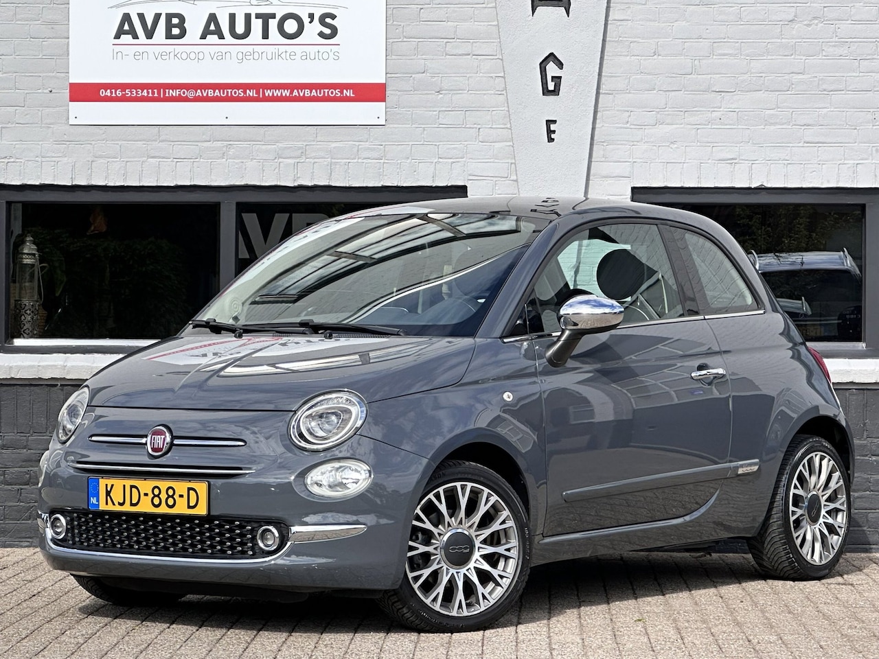 Fiat 500 - 1.2 Lounge Navi Clima Pano TFT Scherm - AutoWereld.nl
