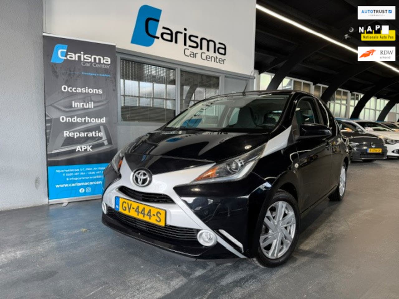 Toyota Aygo - 1.0 VVT-i x-wave Vouwdak|Cruise|Navi|NAP - AutoWereld.nl